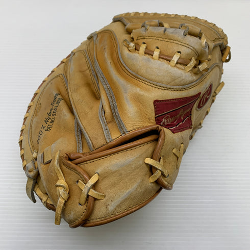 ローリングス Rawlings 軟式 大人 一般 キャッチャーミット 捕手 グローブ グラブ 右投げ RMC-800 中古品 野球 7939