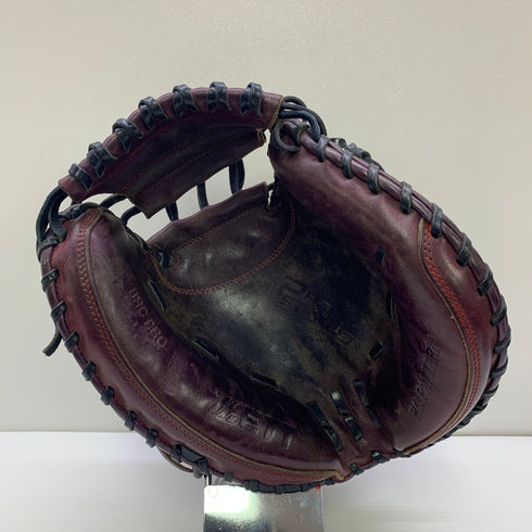 ゼット ZETT プロステイタス PROSTATUS 軟式 大人 一般 キャッチャーミット 捕手 グローブ グラブ 右投げ オーダー 中古品 グローブ袋付き 野球 8565