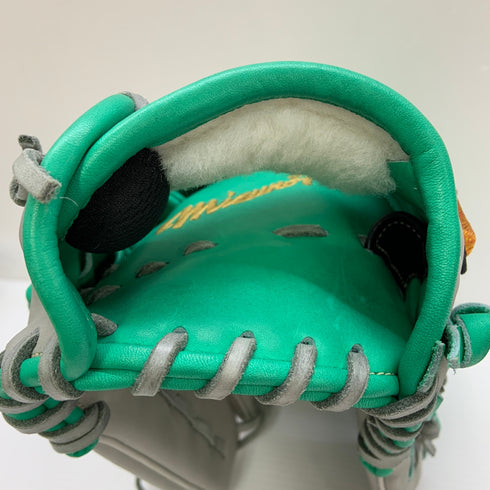 ミズノ MIZUNO ミズノプロ mizunopro 軟式 大人 一般 外野手用 グローブ グラブ 右投げ オーダー 中古品 グローブ袋付き 野球 9198