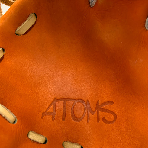 アトムズ ATOMS 日本製 硬式 大人 一般 内野手用 グローブ グラブ 右投げ 中古品 箱・グローブ袋付き 野球 7048