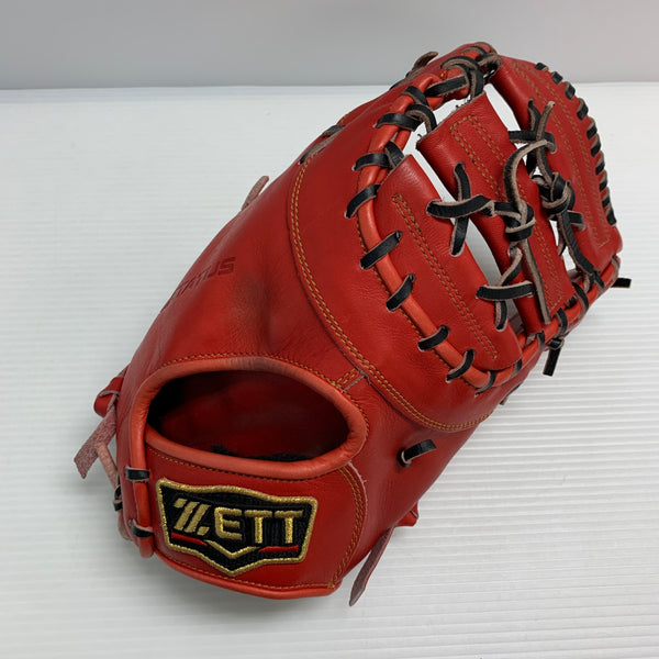 ゼット ZETT プロステイタス 軟式 大人 一般 ファーストミット 一塁手 グローブ グラブ 右投げ BRFB30913 中古品 野球 6233