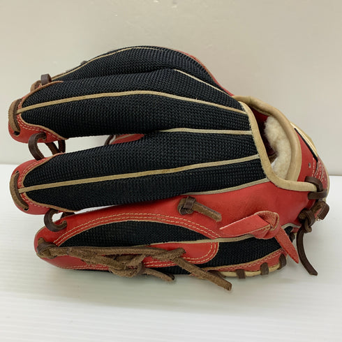 ミズノ MIZUNO グローバルエリート Global Elite 軟式 大人 一般 内野手用 グローブ グラブ 右投げ オーダー 中古品 グローブ袋付き 野球 1498