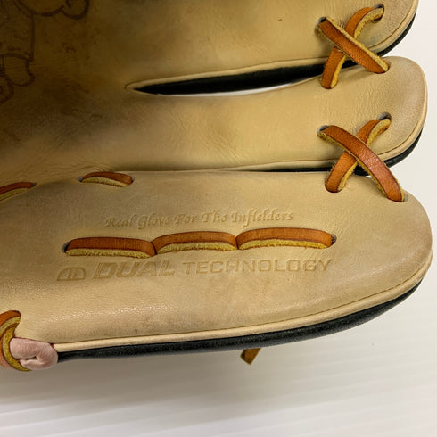 ウィルソン Wilson ウィルソンベア 軟式 大人 一般 内野手用 グローブ グラブ 右投げ 中古品 野球 6038