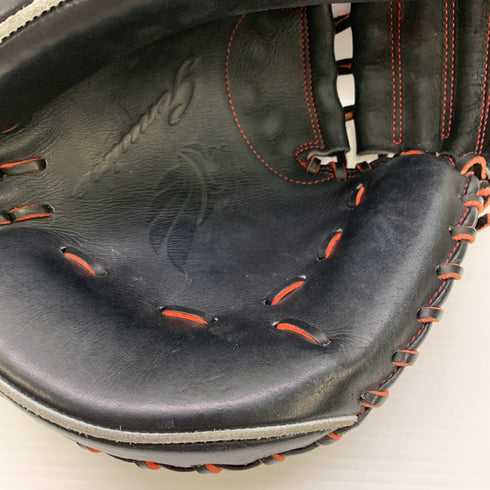 ジェニュイン Genuine 硬式 大人 一般 キャッチャーミット 捕手 グローブ グラブ 右投げ 中古品 グローブ袋付き 野球 9480