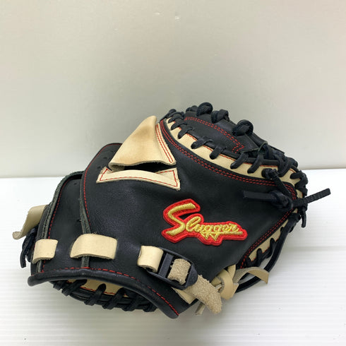 久保田スラッガー KUBOTA SLUGGER トレーニング用 キャッチャーミット 捕手 グローブ グラブ 右投げ 中古品 野球 1081