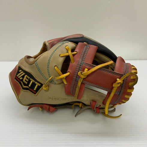 ゼット ZETT プロステイタス PROSTATUS 軟式 大人 一般 内野手用 グローブ グラブ 右投げ オーダー 中古品 野球 9206