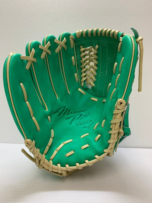 中古品 ミズノ MIZUNO ミズノプロ オーダー 軟式 投手用グローブ 濱口遥大モデル 左投げ 3798
