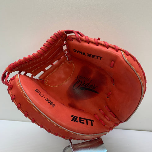 ゼット ZETT 軟式 大人 一般 キャッチャーミット 捕手 グローブ グラブ 右投げ オーダー 中古品 野球 9707