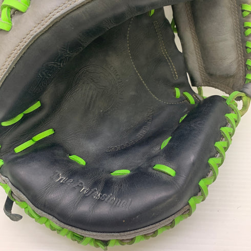 久保田スラッガー KUBOTA SLUGGER 軟式 大人 一般 キャッチャーミット 捕手 グローブ グラブ 右投げ オーダー 中古品 野球 9577