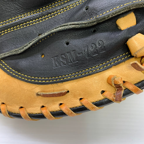 久保田スラッガー KUBOTA SLUGGER KSM-722 軟式 大人 一般 キャッチャーミット 捕手 グローブ グラブ 右投げ 中古品 野球 8833