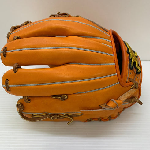 リュウ RYU 硬式 大人 一般 内野手用 グローブ グラブ 右投げ 401型 中古品 野球 6756