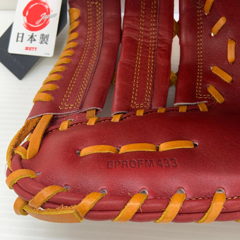 ゼット ZETT プロステイタス 硬式 大人 一般 ファーストミット 一塁手 グローブ グラブ 右投げ BPROFM433 タグ付き 野球 6374