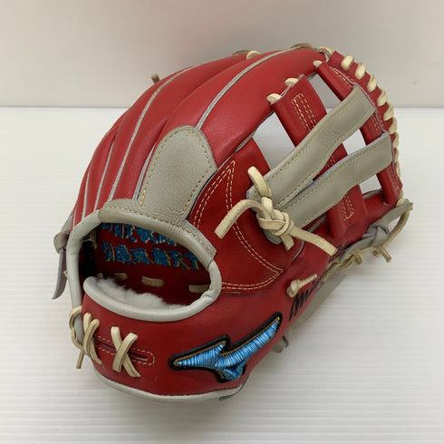 ミズノ MIZUNO ミズノプロ 軟式 大人 一般 内野手用 グローブ グラブ 右投げ オーダー 中古品 グローブ袋付き 野球 6255