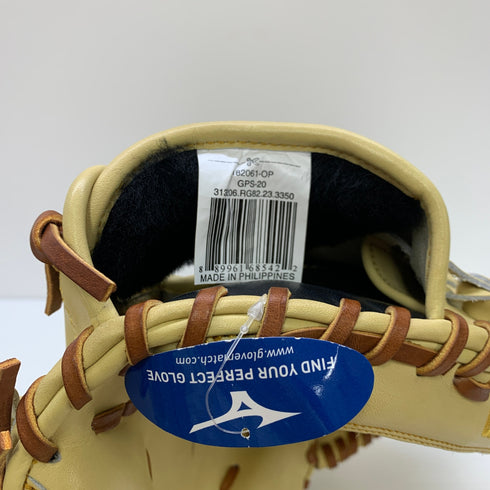 ミズノ MIZUNO プロセレクト 硬式 大人 一般 キャッチャーミット 捕手 グローブ グラブ 右投げ GPS-20 タグ付き 野球 6707