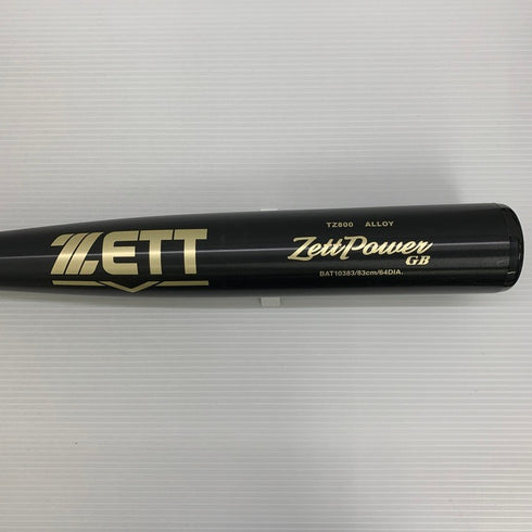 中古品 ゼット ZETT ゼットパワーGB 硬式 金属バット 新基準 BAT10383 6539