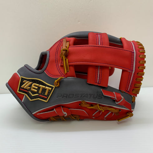 ゼット ZETT プロステイタス PROSTATUS BRGPRO 軟式 大人 一般 内野手用 グローブ グラブ 右投げ オーダー 中古品 グローブ袋付き 野球 8668