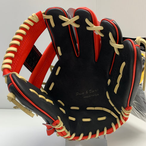 ゼット ZETT プロステイタス 軟式 大人 一般 二塁手・遊撃手用 グローブ グラブ 右投げ BRGB32560 タグ付き グローブ袋付き 野球 6867