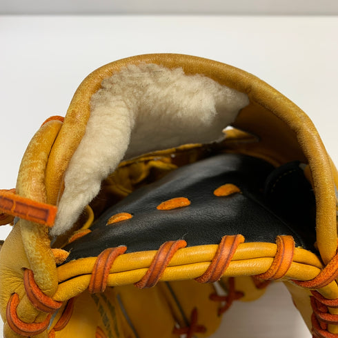 ハタケヤマ HATAKEYAMA KDF-Y14 硬式 大人 一般 内野手用 グローブ グラブ 右投げ 中古品 野球 8535