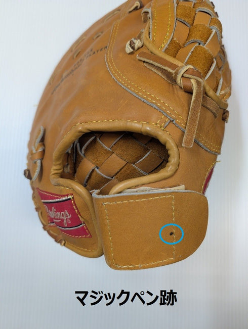 中古品 ローリングス Rawlings HOH 特注品 硬式 ファーストミット DDW-FB 3692