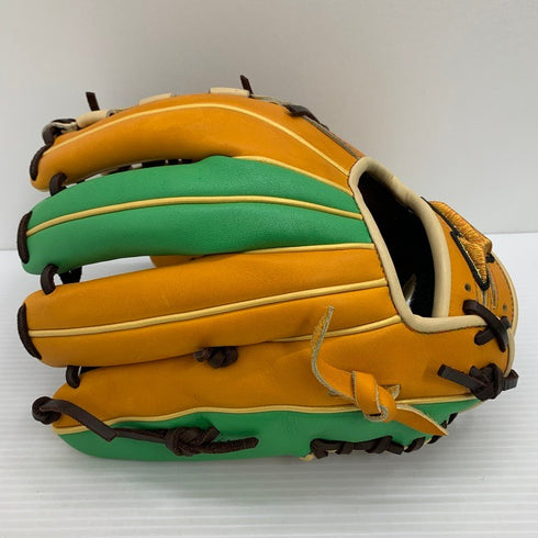 中古品 ミズノ MIZUNO ミズノプロ オーダー 軟式 内野手用グローブ HAGAJAPAN 長岡秀樹型 3916
