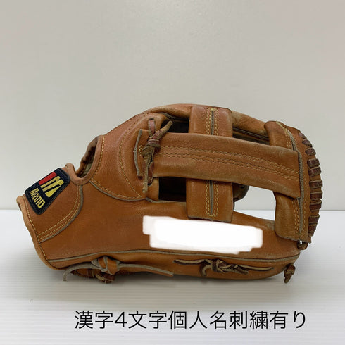 ミズノ MIZUNO ワールドウィン 硬式 大人 一般 内野手用 グローブ グラブ 右投げ 中古品 野球 6536
