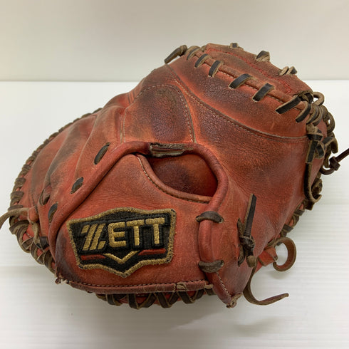 ゼット ZETT 硬式 大人 一般 キャッチャーミット 捕手 グローブ グラブ 右投げ 中古品 野球 9026