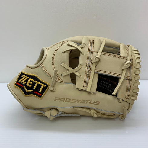 ゼット ZETT プロステイタス PROSTATUS BRGB30766 軟式 大人 一般 二塁手・遊撃手用 グローブ グラブ 右投げ タグ付き 野球 8483