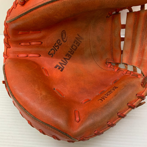 アシックス asics NEOREVIVE 硬式 大人 一般 キャッチャーミット 捕手 グローブ グラブ 右投げ BGH8MC 中古品 野球 7223