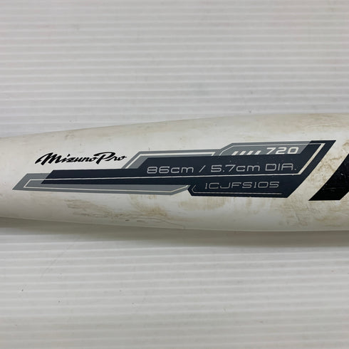 ミズノ MIZUNO ミズノプロ ソフトボール用 大人 一般 FRP製バット 1CJFS105 トップバランス 中古 野球 7828