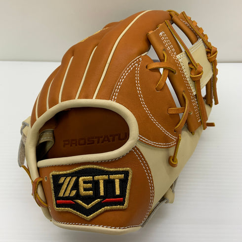 ゼット ZETT プロステイタス PROSTATUS BRGB32576F 軟式 大人 一般 二塁手・遊撃手用 グローブ グラブ 右投げ タグ付き 野球 9652