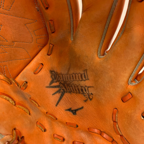 ミズノ MIZUNO ダイアモンドアビリティクロス 軟式 大人 一般 投手用 グローブ ピッチャー グラブ 右投げ 1AJGR18601 中古品 野球 8303