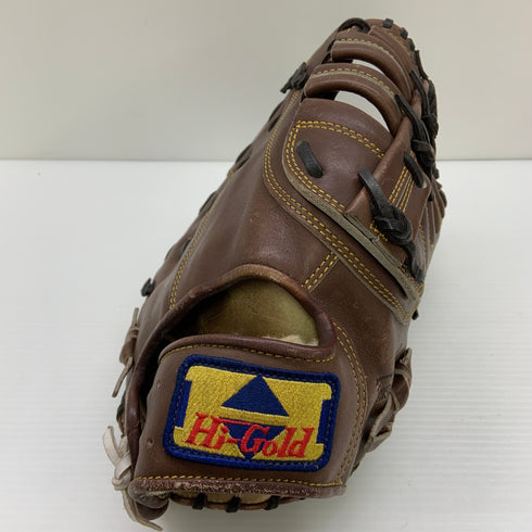 ハイゴールド HI-GOLD GKE-18F 軟式 大人 一般 ファーストミット 一塁手 グローブ グラブ 右投げ 中古品 野球 9359