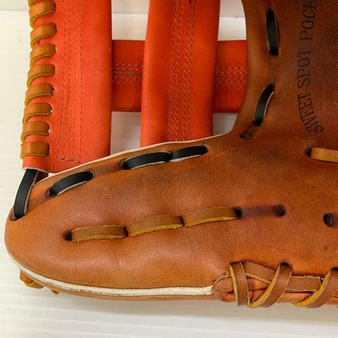 ベースマン 軟式 大人 一般 内野手用 グローブ グラブ 右投げ 中古品 野球 6459