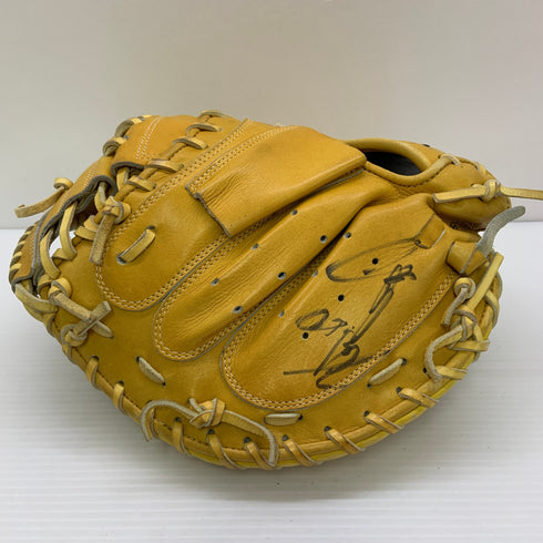 ミズノ MIZUNO グローバルエリート Global Elite HG10 硬式 大人 一般 キャッチャーミット 捕手 グローブ グラブ 右投げ 中古品 野球 9361