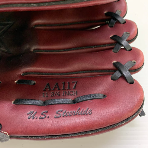 ローリングス Rawlings AA117 硬式 大人 一般 内野手用 グローブ グラブ 右投げ 中古品 野球 1457