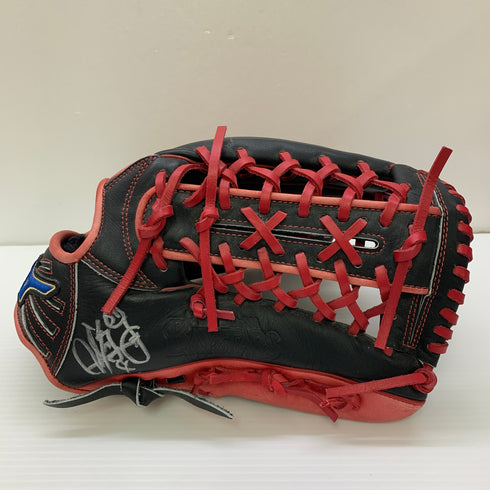ミズノ MIZUNO 1AJGR070000 横浜DeNAベイスターズ 限定モデル 軟式 大人 一般 内野手用 グローブ グラブ 右投げ 中古品 野球 1395