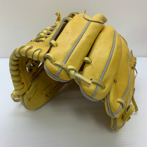 ミズノ MIZUNO グローバルエリート 硬式 大人 一般 投手用 グローブ ピッチャー グラブ 右投げ 2GW11001 中古品 グローブ袋付き 野球 8273