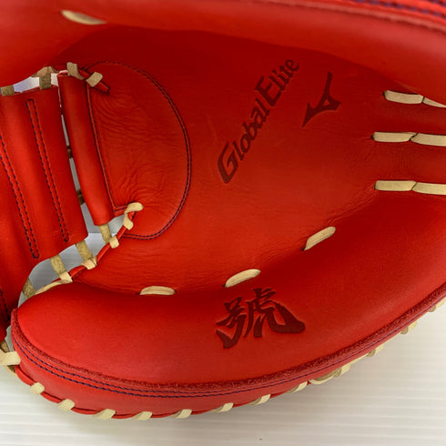 ミズノ MIZUNO グローバルエリート 軟式 大人 一般 キャッチャーミット 捕手 グローブ グラブ 右投げ 1AJCR30500 タグ付き グローブ袋付き 野球 6197