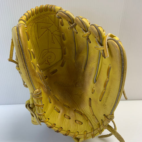 ミズノ MIZUNO グローバルエリート Global Elite 1AJGR21401 軟式 大人 一般 投手用 グローブ ピッチャー グラブ 右投げ 中古品 野球 8622