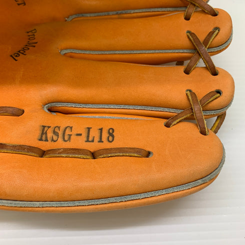 久保田スラッガー KUBOTA SLUGGER KSG-L18 硬式 大人 一般 内野手用 グローブ グラブ 右投げ 中古品 野球 1502