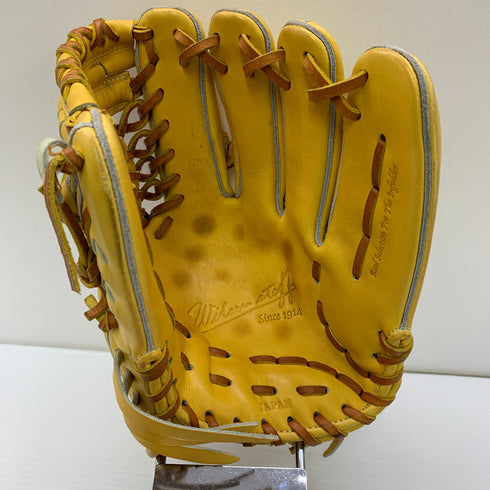 ウィルソン Wilson ウィルソンスタッフ Wilson Staff HWMWKTL 硬式 大人 一般 内野手用 グローブ グラブ 右投げ 中古品 野球 9672