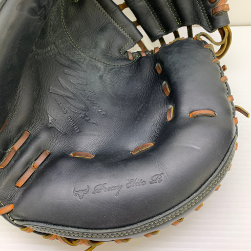 ミズノ MIZUNO ミズノプロ mizunopro 1AJCR29200 軟式 大人 一般 キャッチャーミット 捕手 グローブ グラブ 右投げ 中古品 グローブ袋付き 野球 9909
