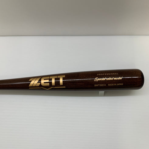 ゼット ZETT スペシャルセレクトモデル 軟式 大人 一般 木製バット BWT39514 中古 野球 7852
