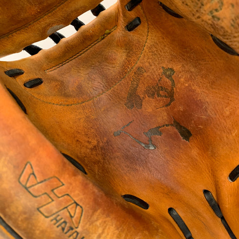 ハタケヤマ HATAKEYAMA 軟式 大人 一般 キャッチャーミット 捕手 グローブ グラブ 右投げ KDFーM2Y 中古品 野球 6186