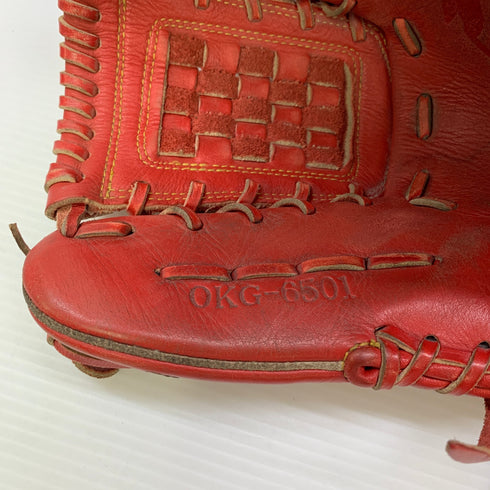 ハイゴールド HI-GOLD OKG-6501 軟式 大人 一般 投手用 グローブ ピッチャー グラブ 右投げ 中古品 野球 1201