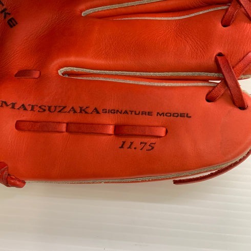 ナイキ NIKE シグネチャーモデル 松坂モデル 軟式 大人 一般 投手用 グローブ ピッチャー グラブ 右投げ 中古品 野球 9190