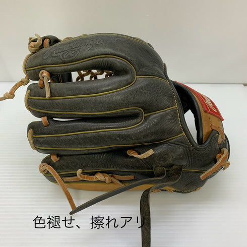 ローリングス Rawlings デュアルパームテック 軟式 大人 一般 オールラウンド グローブ グラブ 右投げ 刺繡入り GR8HTC44L 中古品 野球 6187