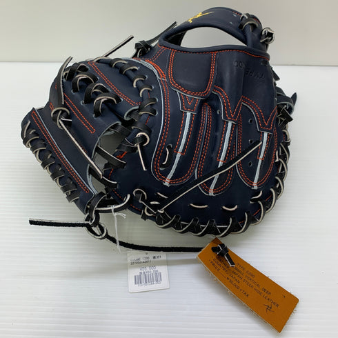 カナメ KANAME 硬式 大人 一般 キャッチャーミット 捕手 グローブ グラブ 右投げ C200 タグ付き グローブ袋付き 野球 6303