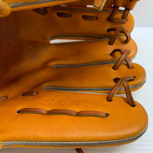 リュウ RYU 硬式 大人 一般 内野手用 グローブ グラブ 右投げ 中古品 野球 7785