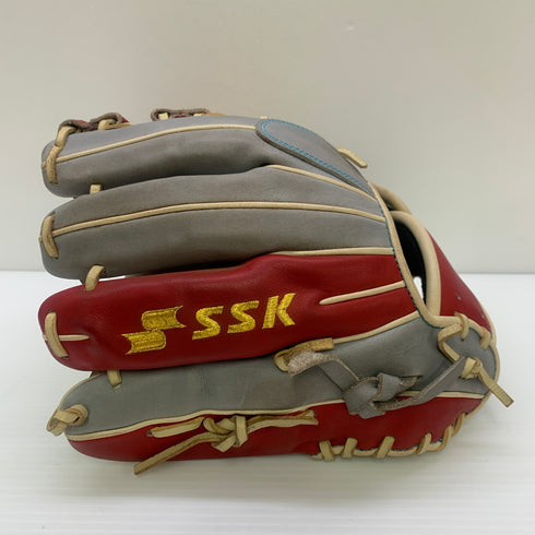 エスエスケイ SSK 軟式 大人 一般 内野手用 グローブ グラブ 右投げ オーダー 中古品 グローブ袋付き 野球 9228